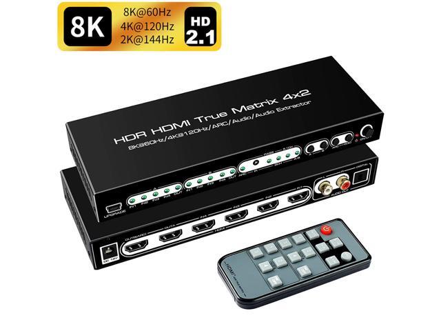 Muxlab HDMI 切っ 1 x 8スプリッタ2 K-4 K HDMI 1 x 8スプリッタ 