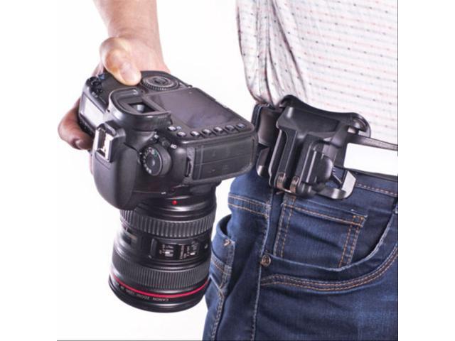 Hanger Button Buckle Mount Clip Camera Accessories Waist Belt for Sony Canon Nikon SLR DSLR Camera Quick Strap Charger Holster
