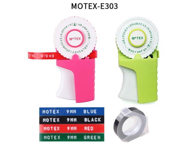 DIY 9MM Embossing Machine Manual Typewriter For MOTEX E-303 Office Label Adhesive Tagging Marker
