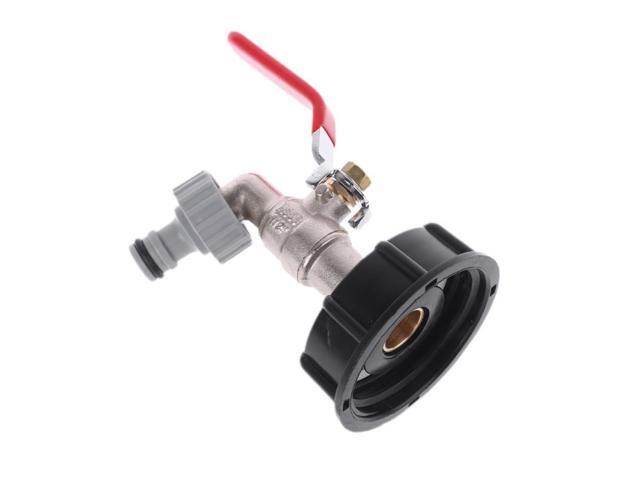 IBC Tank Adapter TANK DRAIN ADAPTER S60X6 To Brass Garden Tap With 1/2' Hose Fitting Oil Fuel Water