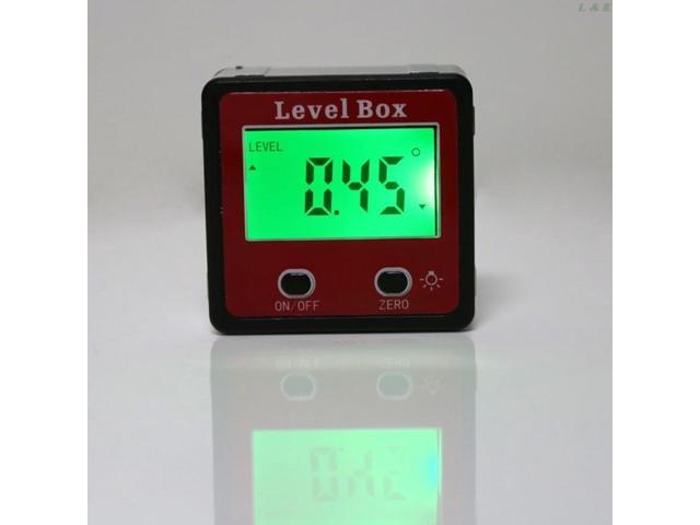 Digital Inclinometer Spirit Level Protractor Angle Gauge Meter Bevel Level Box with Magnet