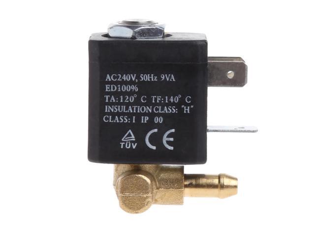Cannula N/C AC 230V G1/8' Brass Steam Air Generator Water Solenoid Valve Coffee