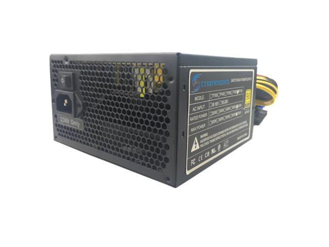600W ATX 12V Gaming PSU 600W Computer PC Power Supply Computer PC CPU Power Supply 20+4pin 120mm Fans PCIE SATA Desktop Power
