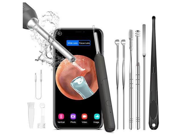 Ear Cleaner High Precision Ear Wax Removal Tool with Camera LED Light  Wireless Otoscope Smart Ear Cleaning Kit