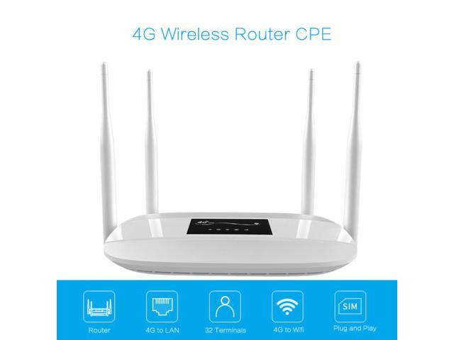 116O 3G 4G Router/Cpe Wifi Repeater/Modem Broadband Wireless Router High Gain External Antenna Home Office Router With Sim Solt(
