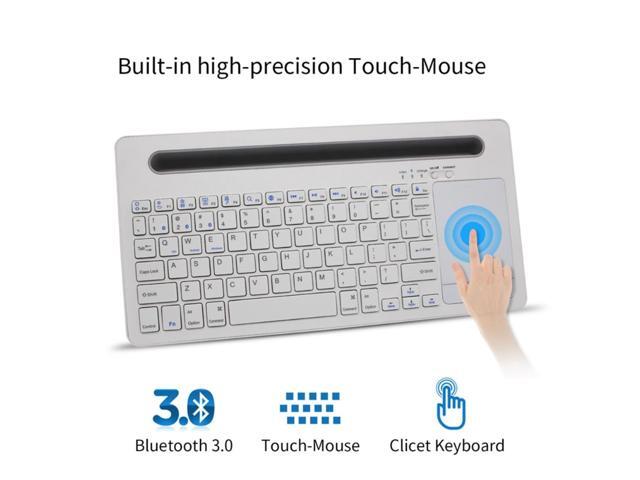 Wireless Bluetooth Keyboard with Touchpad Suitable for IOS Windows Android Os System