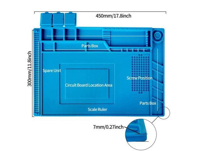 ESD Heat Insulation Working Mat Heat-resistant BGA Soldering Station Repair Insulation Pad Insulator Pad Maintenance Platform