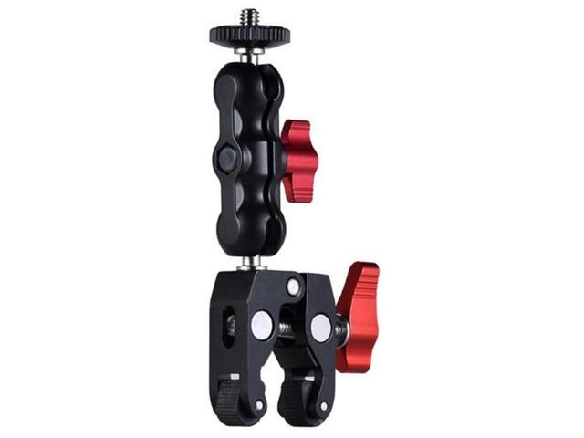 Slr Camera ic Arm Double Hot Shoe Ball Head Crab Claw Clip Universal Monitor Bracket Ball Head Clamp Super Holder Stand