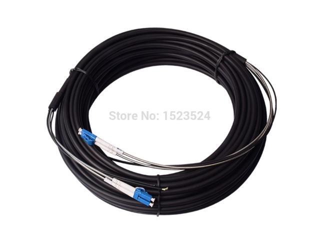 350M Outdoor Waterproof Fiber Optic LC/UPC-LC/UPC SM Duplex Base Station Patch Cord 350 Meters