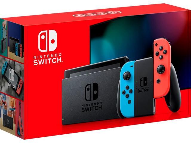 Nintendo Switch with Neon Blue & Neon Red