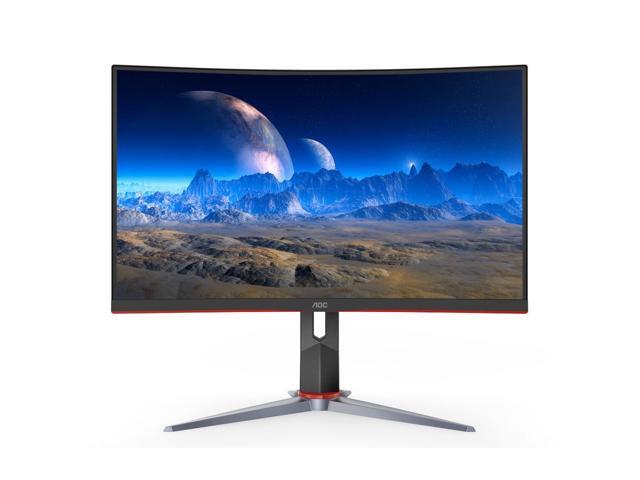 Aoc Cq27g2 27" Super Curved Frameless Gaming Monitor -qhd 2k, 1500r1ms, 144hz