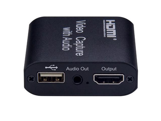 HDMI Video Capture Card Device USB 20 4K 1080P Loop Out Audio Capture Card Live Streaming Recording for PC PS4 HD Game Capture