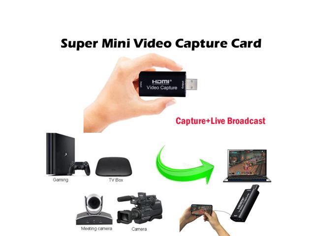 Mini 4K 1080P HDMI To USB 20 Video Capture Card Game Recording Box for Computer Youtube OBS Etc Live Streaming Broadcast Video