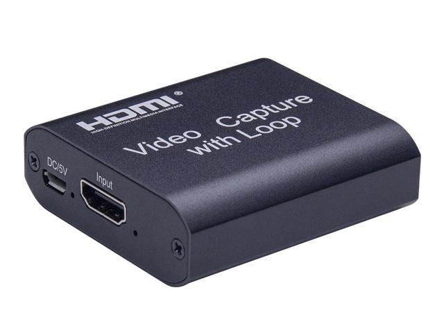 USB20 Game Capture Card Video Capture 4K Input 1080P Record Live Streaming DC 5V Power for Camera PC PS3 PS4 TV Xbox Switch