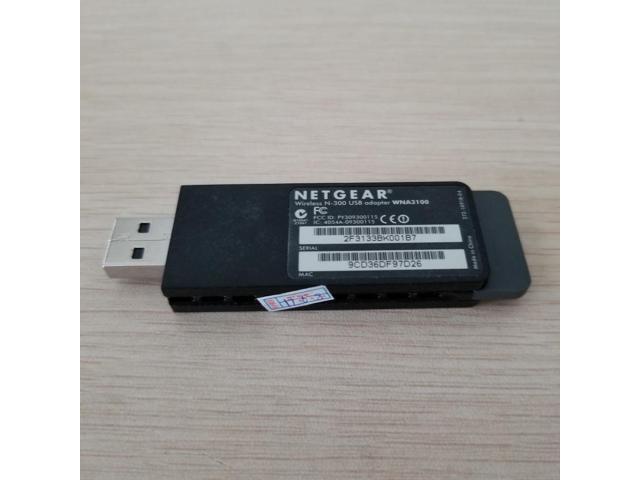 WNA3100 N-300 USB Wireless Network Card Wifi Receives AP Transmit Support Win10 Black USB Wireless Network