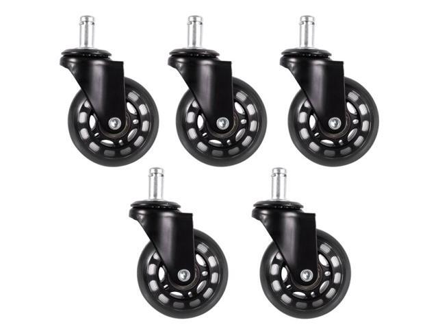 Office Chair Caster Wheels Roller Rollerblade Style Castor Wheel Replacement (25inches)