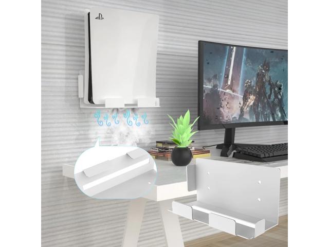 for Ps5 Console Wall Bracket Ps5 Game Console Storage Bracket Playstation 5 P5 Wall Storage Stand Holder Stable
