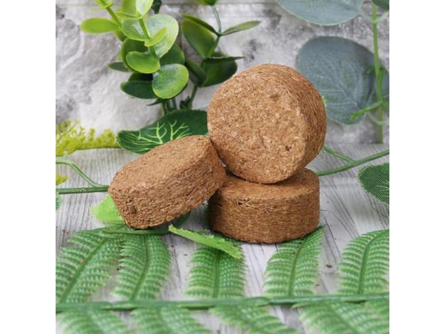 Coconut Fiber Coir Pellet Nutrient Soil Lightweight Plant Compressed Base Garden F1FC