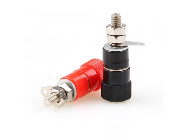 2Pcs Speaker Amplifier Terminal Binding Post Banana Plug Socket Female Connector