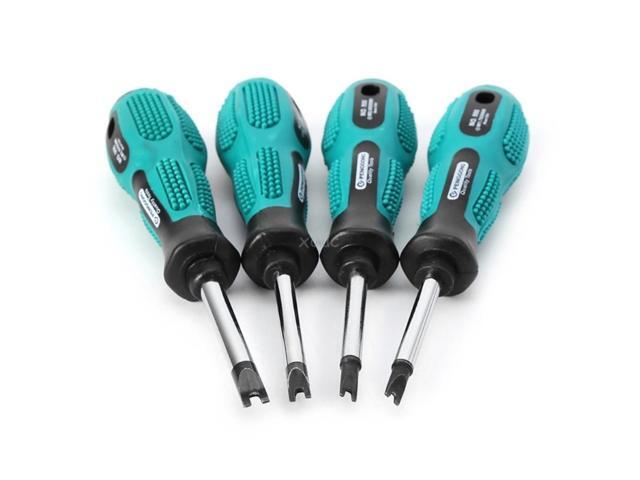 4Pcs/Set 8cm Long Nonslip Handle Magnetic Spanner Head Screwdriver Set Hand Tool A25 dropshipping