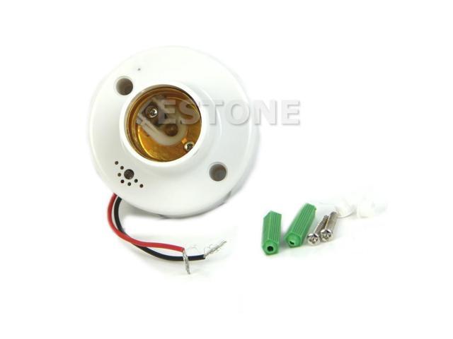 E27 220V Lamp Holder Sound Voice Control Induction Light Bulb Switch Adapter