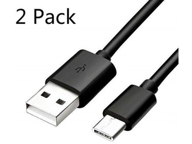 2 Pack USB-C Type C USB C Sync Data Transfer Charger Power Cable Cord for GoPro Hero5 Hero 5 Series Camera (Black-USB 20)