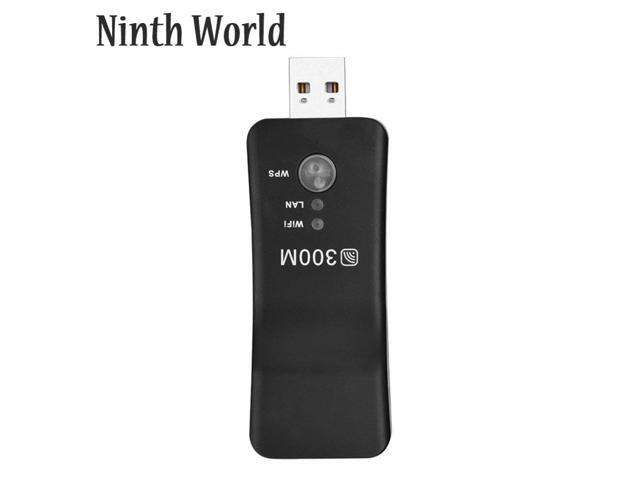 300Mbps Wireless Network to LAN Adapter WiFi Bridge USB Dongle for Sony Smart TV Blu-Ray Player Network Adapter