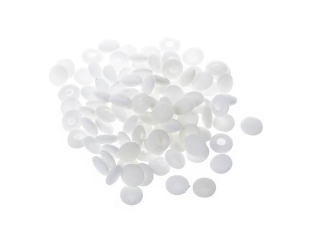 100 Pcs White Soft Sponge Earphone Headphone Ear Pad Cover Replacement