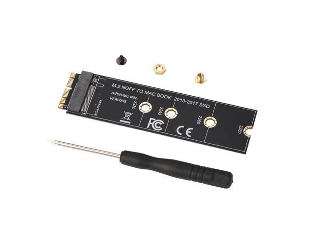 M2 NVME SSD Convert Adapter Card For MacBook Air Pro Retina 2013-2017 NVME/AHCI SSD Upgraded Kit For A1465 A1466 A1398 A1502