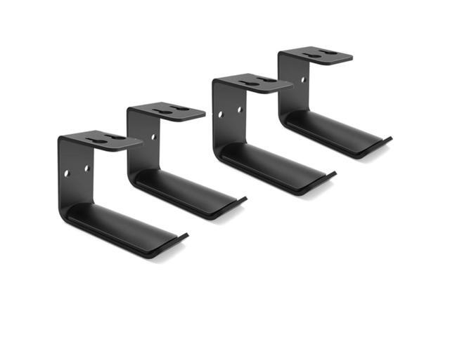 4Pack Headphone Hanger Under Desk Hook Holder Wall Mount Under Table Design Universal Fit All Headphones