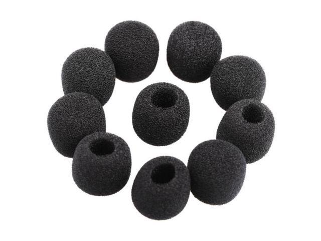 Small windproof foam protectors for microphone Lavalier for headphones 15 pieces