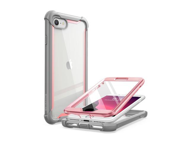 i-Blason Ares Clear Series Designed for iPhone SE 2020 Case/iPhone 7 Case/iPhone 8 Case [Built-in Screen Protector] Full-Body Rugged Clear Bumper