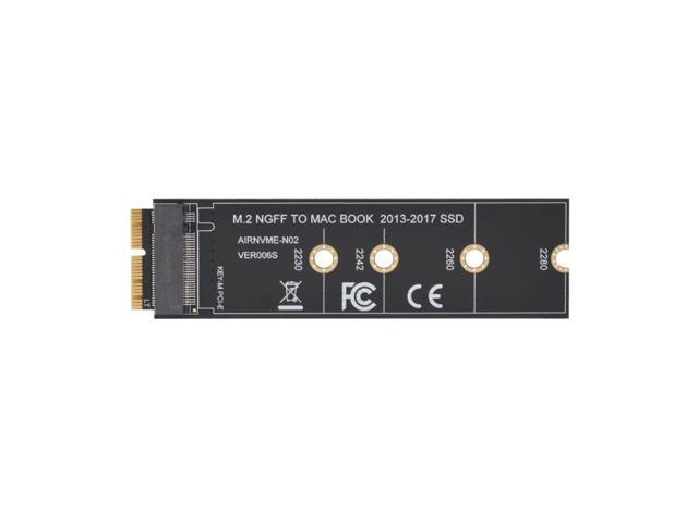 M2 NGFF PCIe AHCI SSD Adapter Card Connector for MACBOOK Air 2013 2014 2015 2017 A1465 A1466 Pro A1398 A1502 A1419 2230-2280 SSD