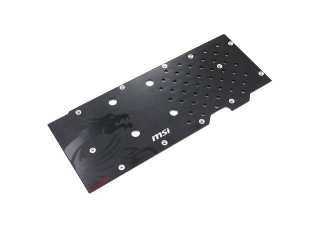 Video card protector backplate metal pad board for MSI R9 390X GAMING R9-390X graphics card protection