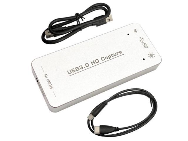 USB 30 60FPS HDMI to USB 30 VIDEO CAPTURE Card Adapter Dongle Game Streaming Live Broadcast 1080P for OBS/vMix/Wirecast/Xsplit