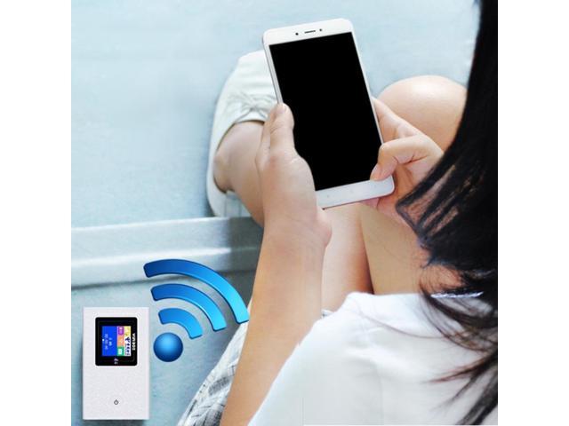 Portable 4G Wifi Router 4G Lte Wifi Wireless Router 6800MAh Battery Power Bank Hotspot Unlocked Car Mobile with Sim Card Slot