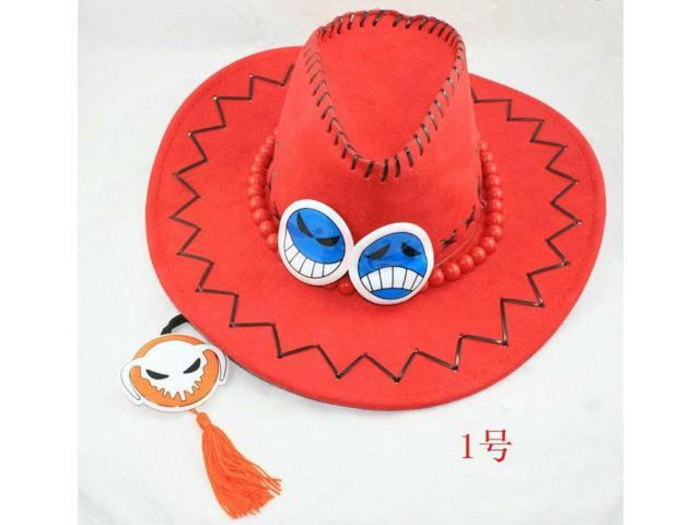 10pcs/lot ONE PIECE Toys Ace Hats Cosplay Cap 6 Colors for Option