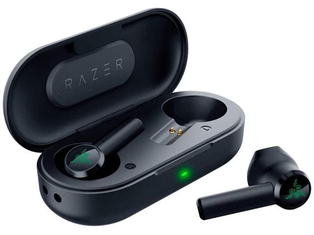 Razer Hammerhead True Wireless Bluetooth Earbuds: Low-Latency - Water Resistant - Bluetooth 50 Auto Pairing - Classic Black