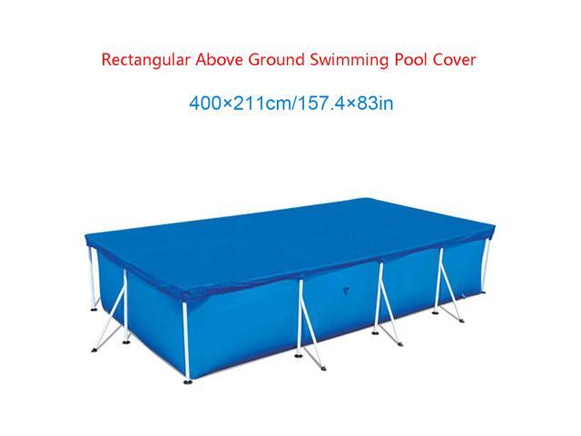 400 X 211cm Rectangular Above Ground Swimming Pool Cover Blue