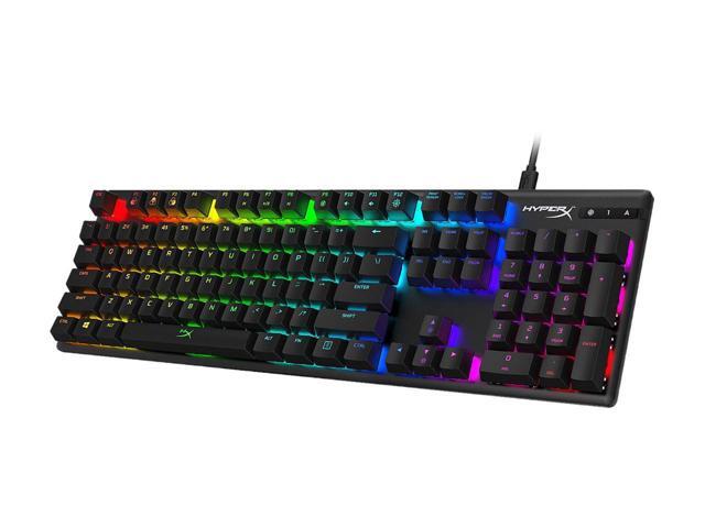 HyperX Alloy Origins Mechanical Gaming Keyboard Software-Controlled Light & Macro Customization Compact Form Factor RGB LED Backlit - Tactile