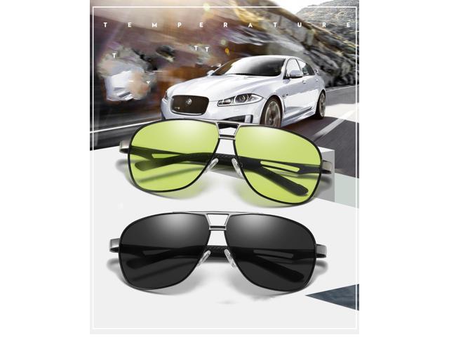 KH Change Color Day and Night Driving Glasses Polarized HongKong Famous Brand KH Night Vision Men Driver Goggles