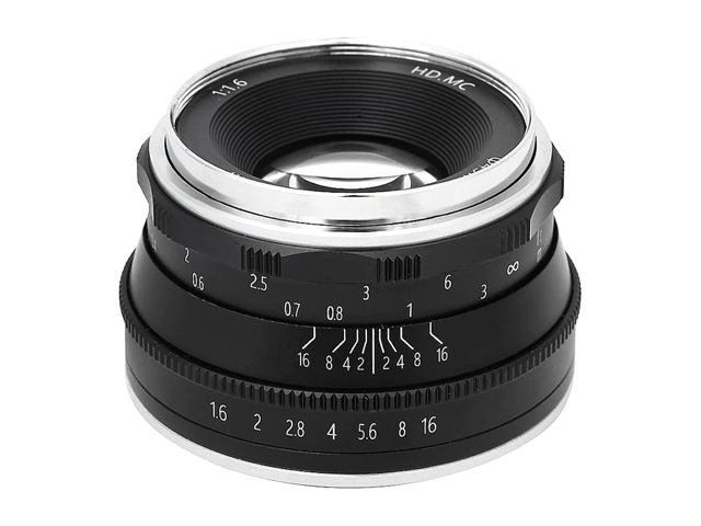 35MM F16 Fixed Focus Micro-Lens Suitable Manual Prime Lens for Canon EOSM EF-M Mount Micro-Single Camera
