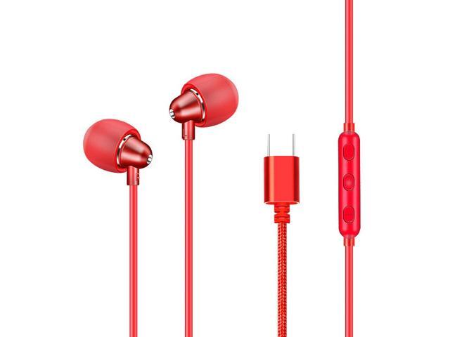 In-Ear Type-C Headphones Sleep Headphones In-Ear Headphones Type-C Head Wire Control In-Ear Gaming Headphones