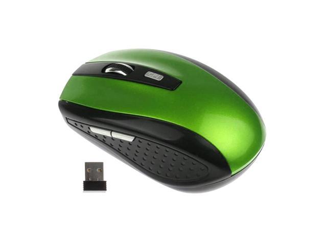 Portable Cordless Optical Mini Mouse 24GHz 1800dpi or Office PC Laptop