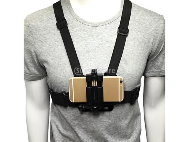 Cellphone Selfie Chest Mount Strap for Outdoor Hiking Video Live Camera DV
