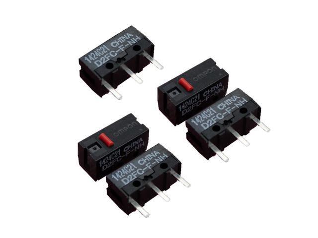5Pc Mouse Micro Switch D2FC-F-N Red Dot 10 Millions Click lifetime Mouse Button