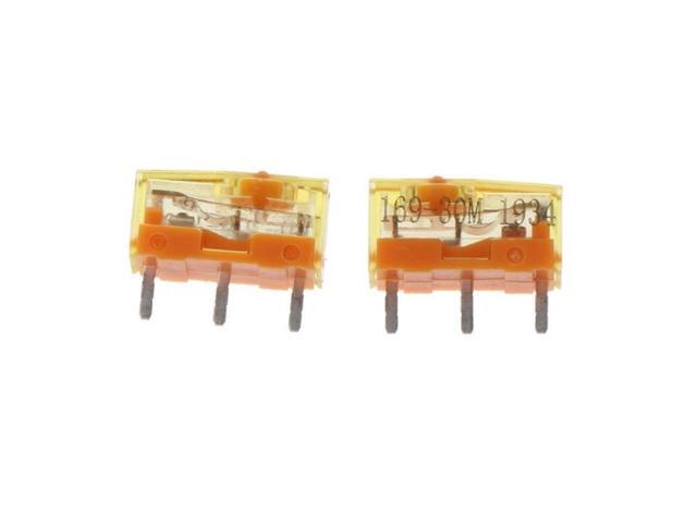 2Pcs/pack TTC Dustproof Gold Mouse Micro Switch Micro Button Gold Contactor 30 Million Click lifetime Repair Parts