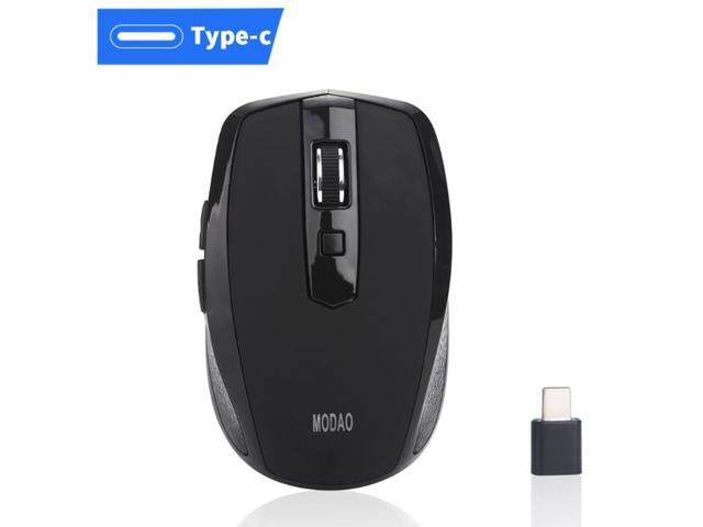 24 GHz USB Type C Wireless Mouse Ergonomic Mouse 800/1200/1600 DPI Mice for Macbook Pro USB C Devices Office Mouse