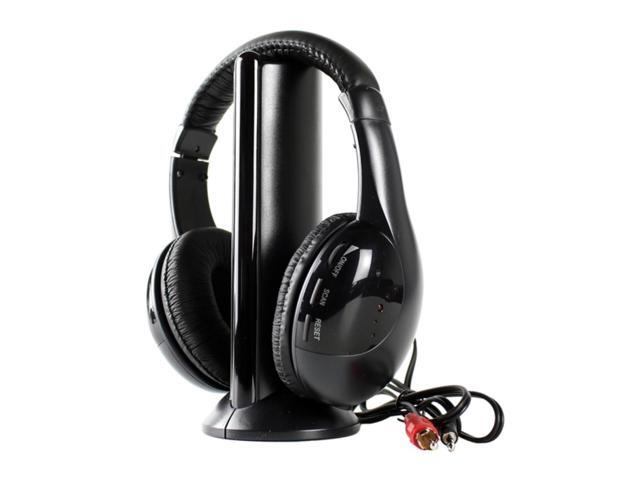 Head Radio Wireless Headset with Transmitter Base 5 in 1 TV TV Computer Wireless Headset Mh2001