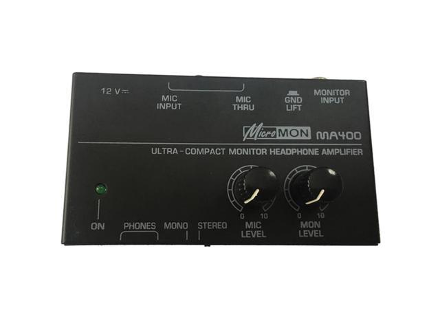 Ma400 Headphone Preamplifier Microphone Preamplifier Headphone Preamplifier Personal Monitor Mixer Eu Plug